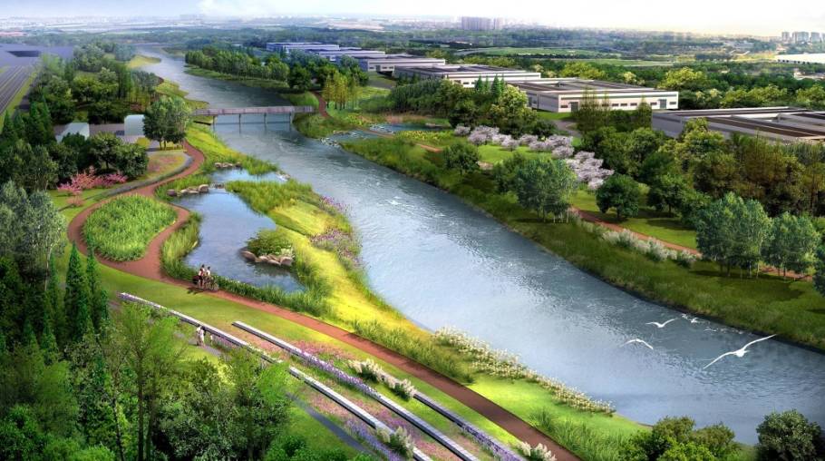 北京海洋之神环境工程有限公司-小流域治理-清水河河道治理
